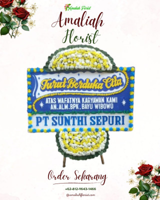 Papan Bunga Duka di Bojong Nangka