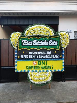 Papan Bunga Duka di Bojong Nangka