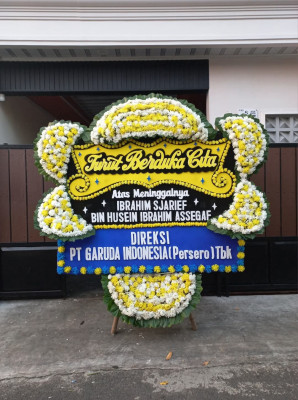Papan Bunga Duka di Bojong Nangka