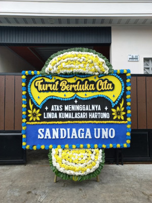 Papan Bunga Duka di Bojong Nangka