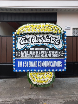 Papan Bunga Duka di Bojong Nangka